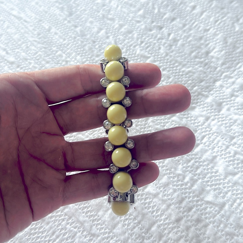 J.Crew neon yellow bracelet
